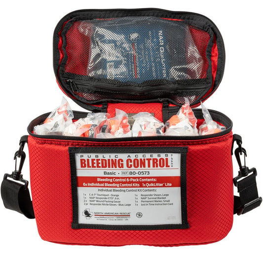 Public Access Bleeding Control 6-Pack  - Vacuum Sealed