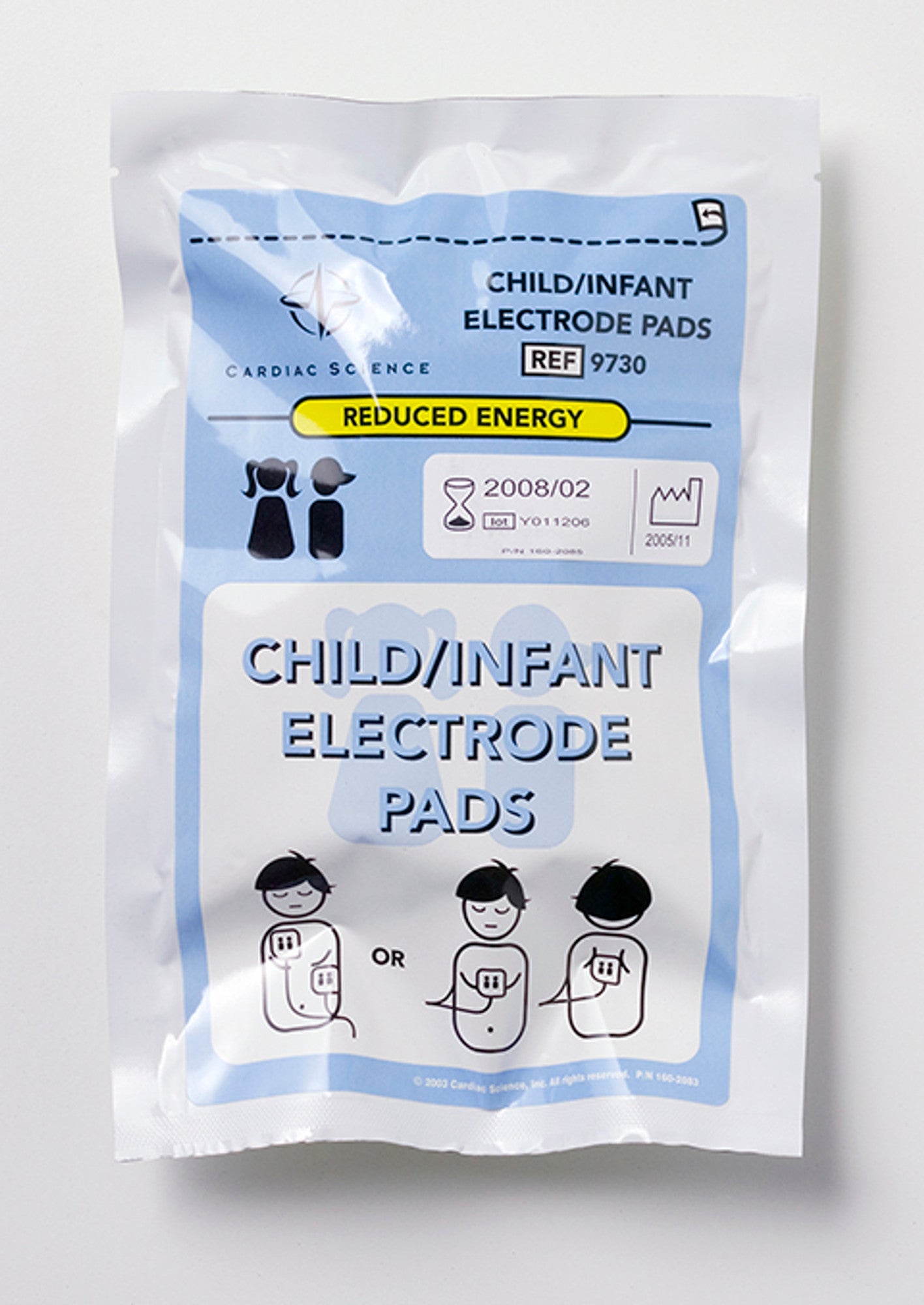 Cardiac Science Pediatric Defibrillation Pads for Powerheart G3 AED