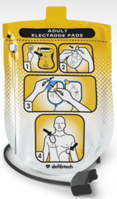 Defibtech AED adult pads DDP-100